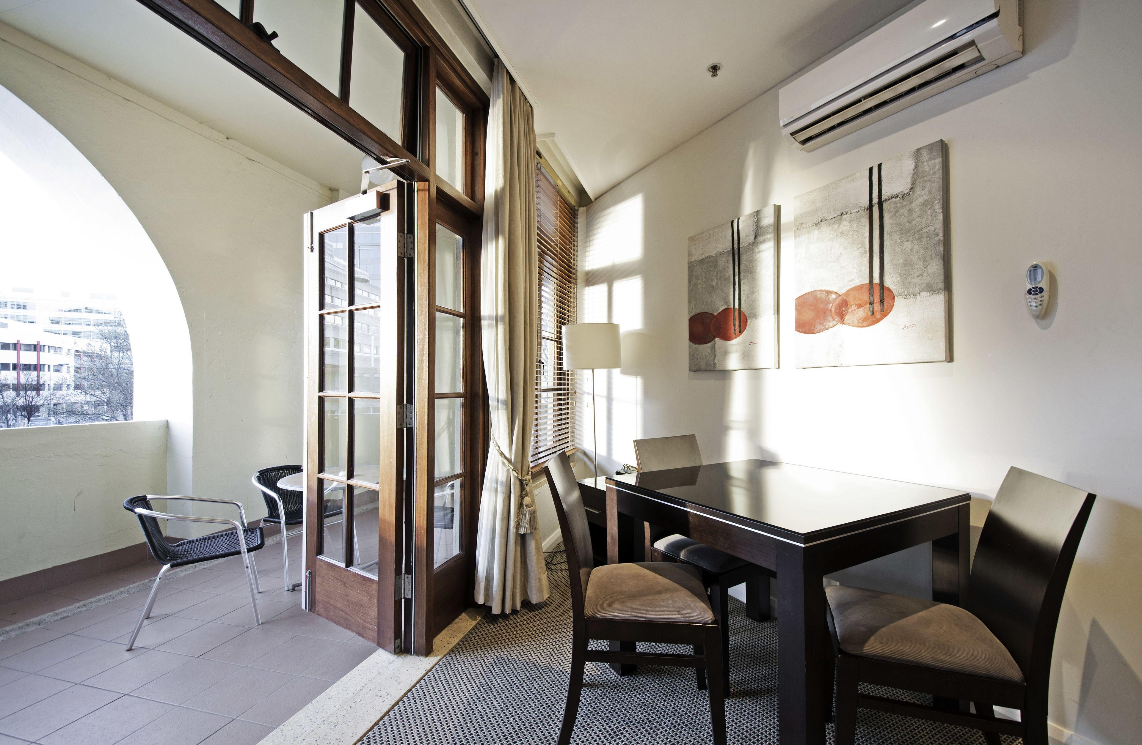 Executive One-Bedroom Apartment Balcony