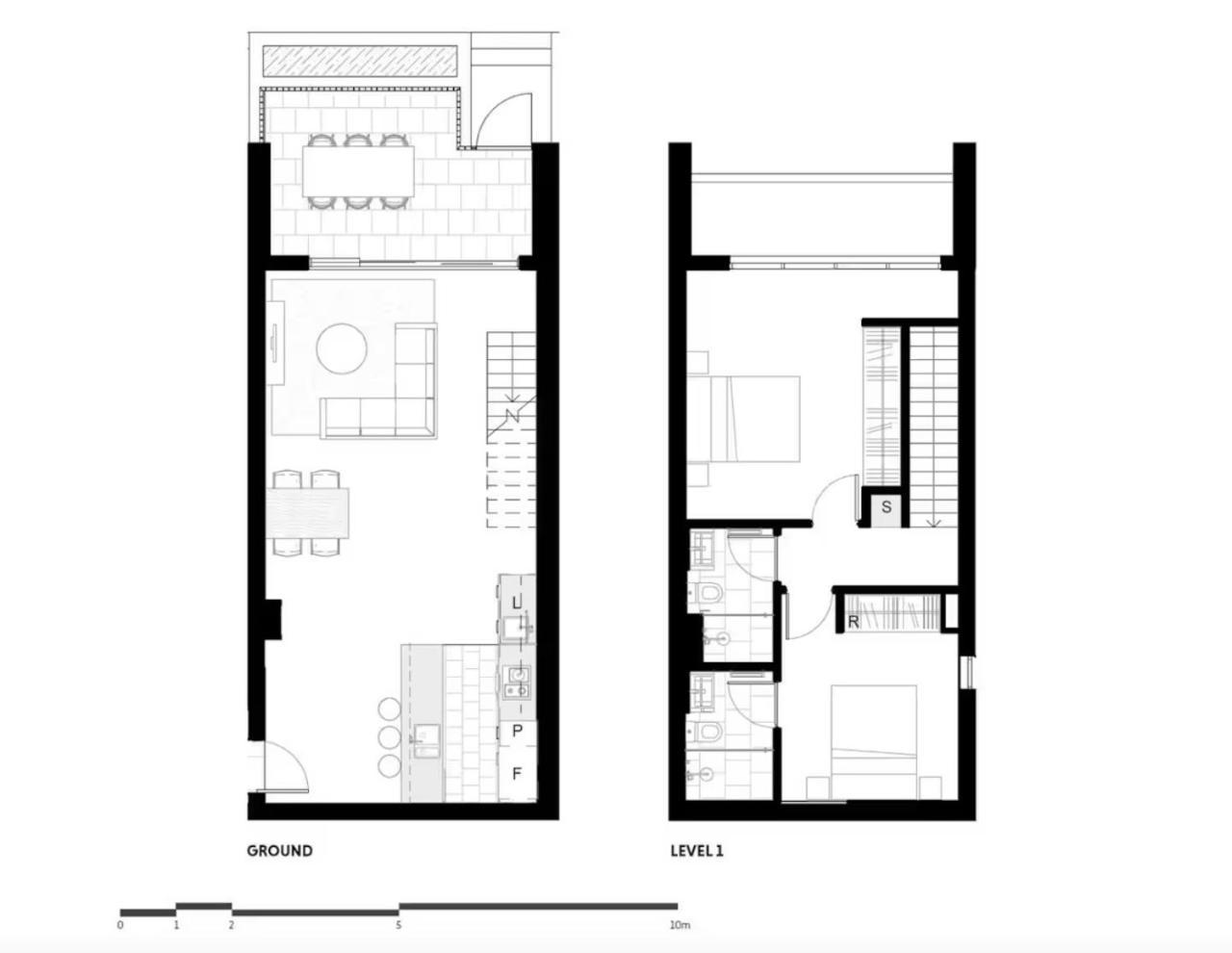 Two-Bedroom Apartment Terrace