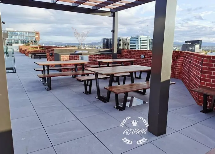 Cbd High Level City View 1Br Apt Free Parking Canberra